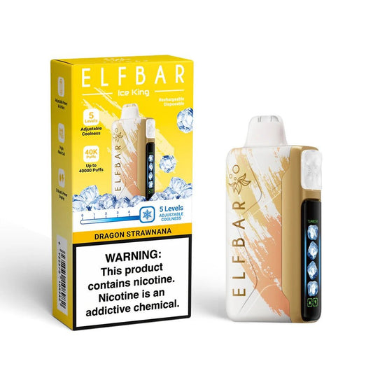 ELFBAR KING ICE 40K PUFF DRAGON STRAWNANA