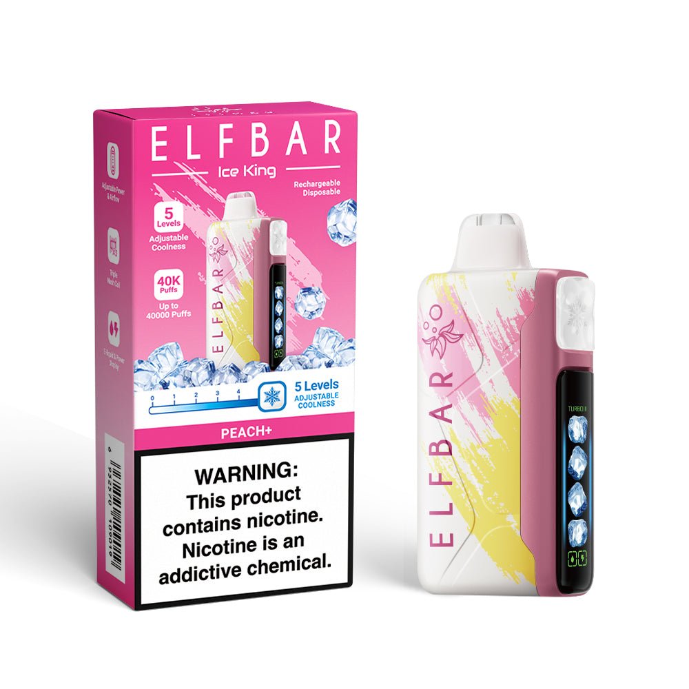 ELFBAR KING ICE 40K PUFF PEACH +