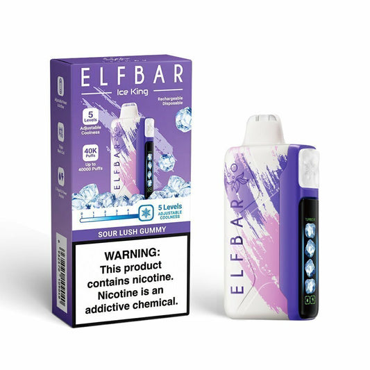 ELFBAR KING ICE 40K PUFF GRAPE ICE