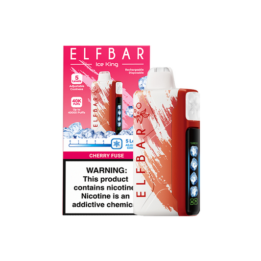 ELFBAR KING ICE 40K PUFF CHERRY FUSE