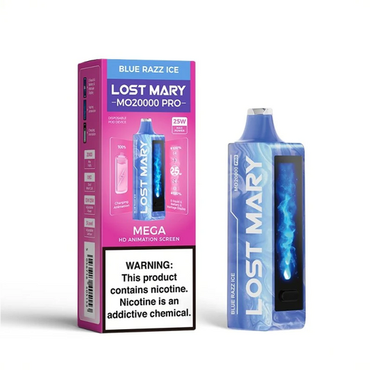 LOST MARY MO 20 K PUFF PRO BLUE RAZZ ICE