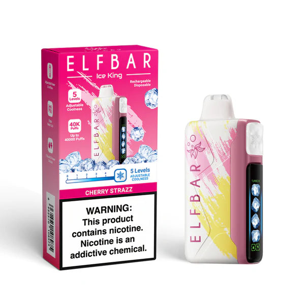 ELFBAR KING ICE 40K PUFF CHERRY STRAZZ