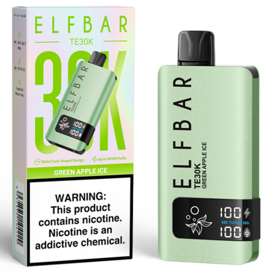 ELFBAR TE 3OK PUFF GREEN APPLE ICE