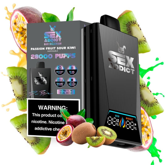 SEX ADDICT 28 K PUFF PASSION FRUIT SOUR KIWI